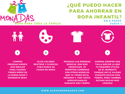 Tips para ahorrar en ropa para niñas