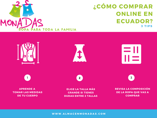 Tips comprar en una tienda de ropa online en Ecuador