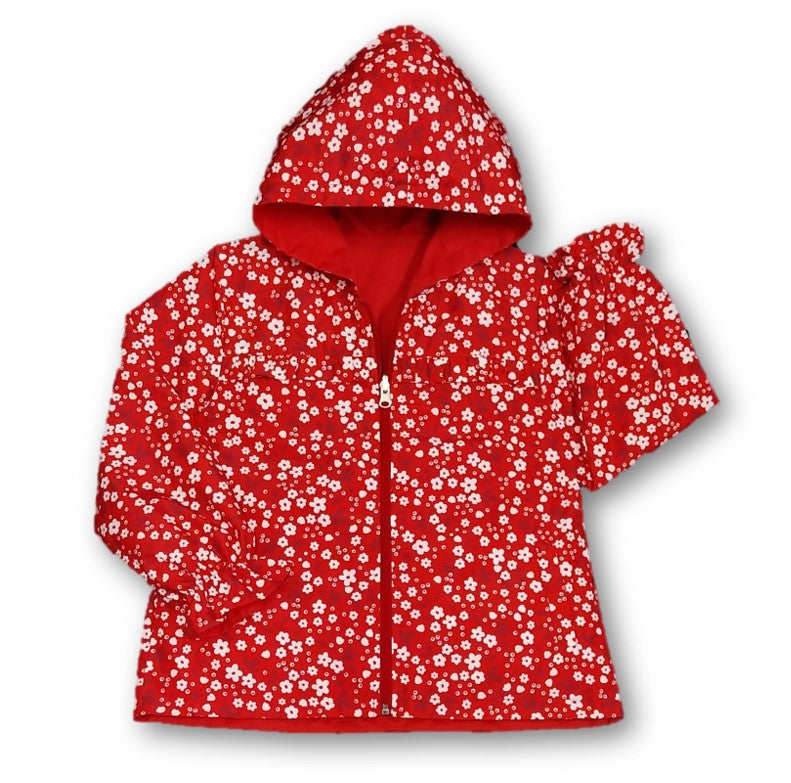 Chompa capucha niña reversible
