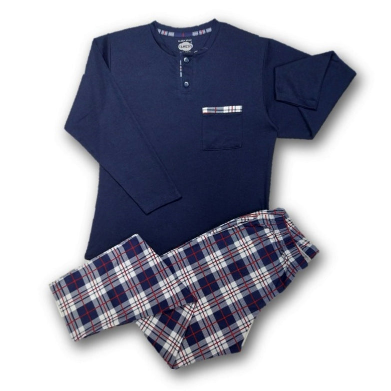 Pijama caballero algodón