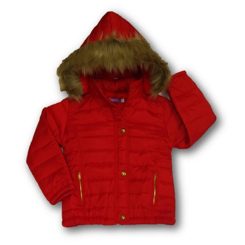 Chompa para niña con capucha extraíble