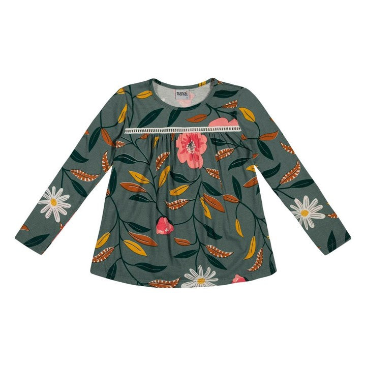 Camiseta manga larga estampado