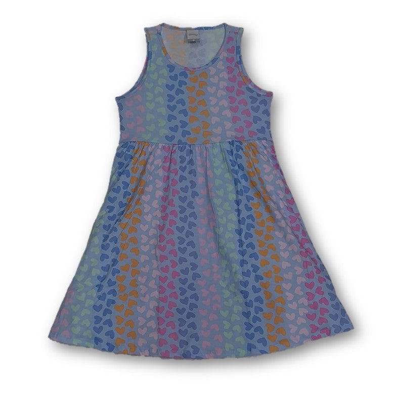 Vestido niña corazones