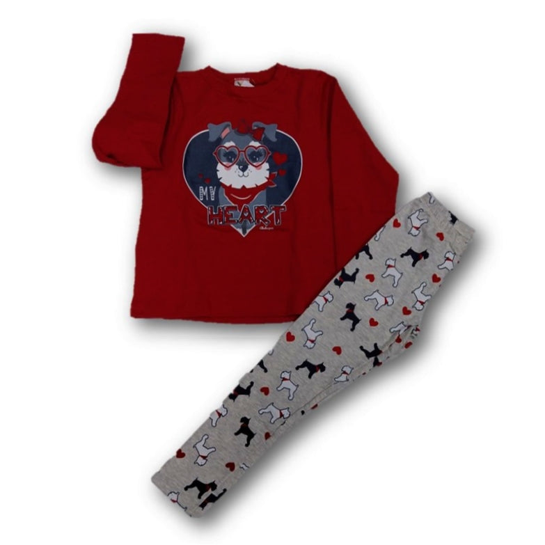 Conjunto con licra niña