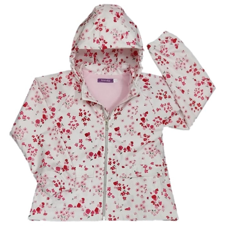 Chompa capucha niña estampada