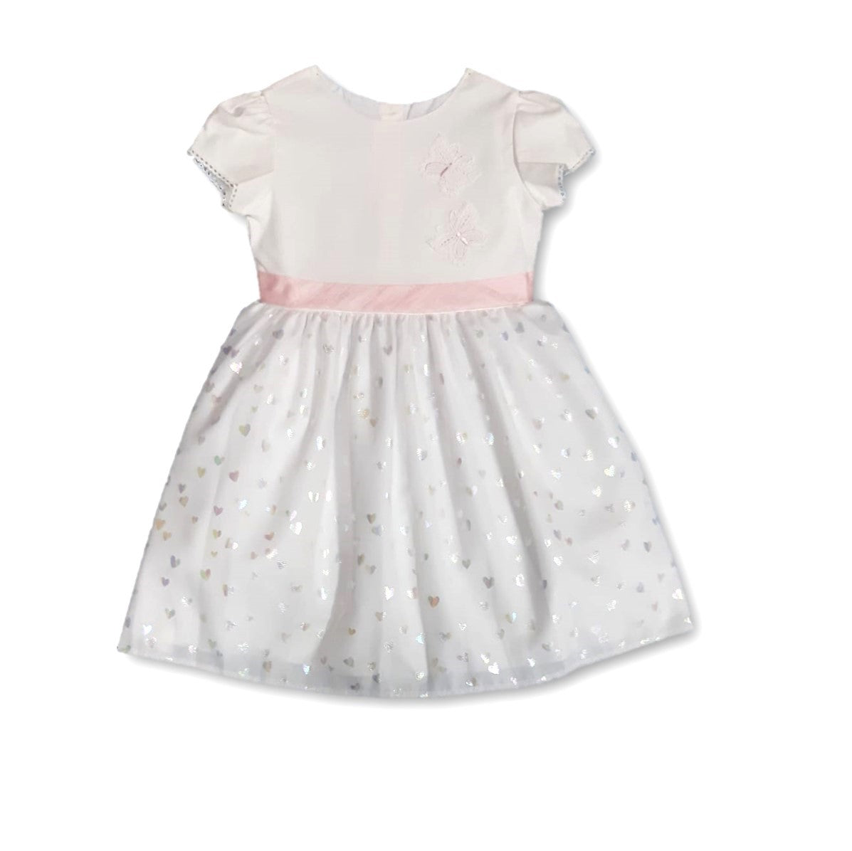 Vestido Blanco mariposas Niña