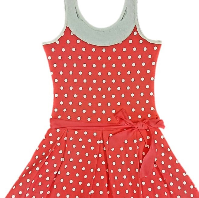 Vestido Rojo Dots Niña