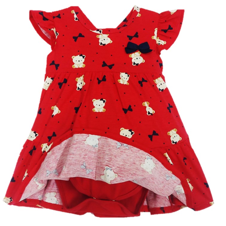 Vestido bebé ositos