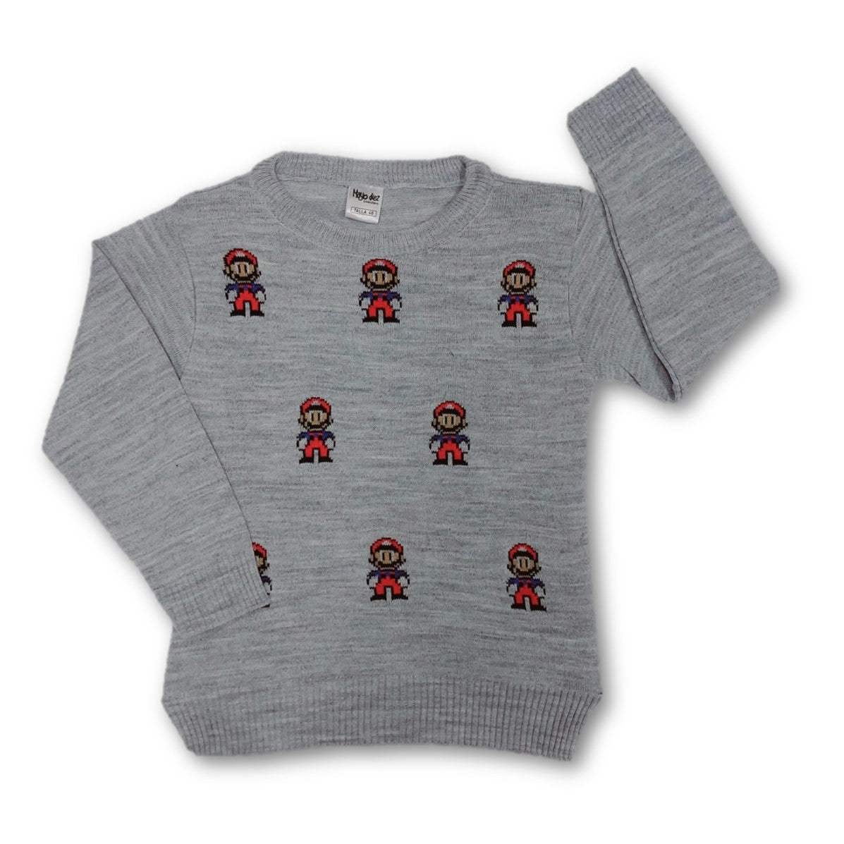 Saco Mario gris niño