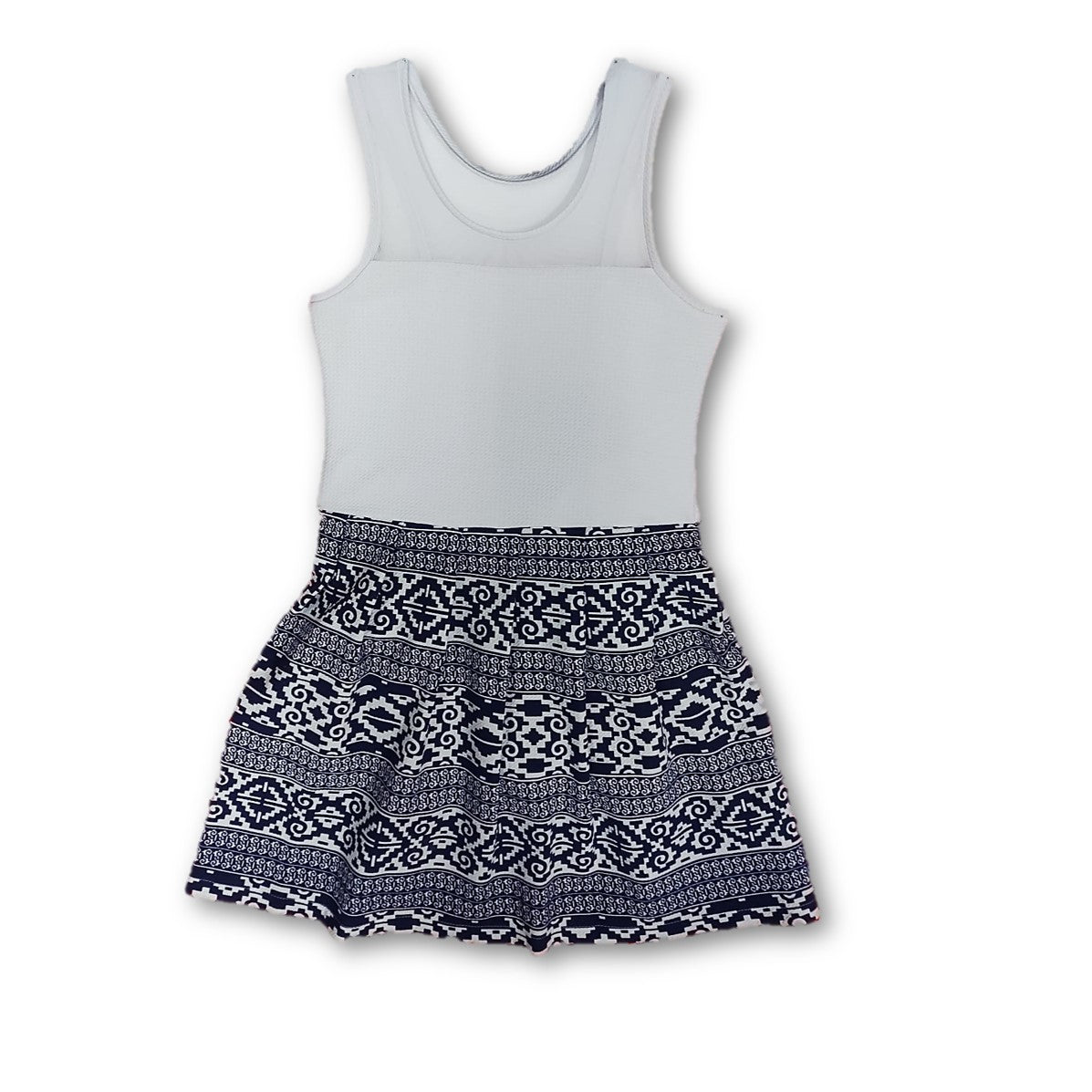 Vestido étnico azul