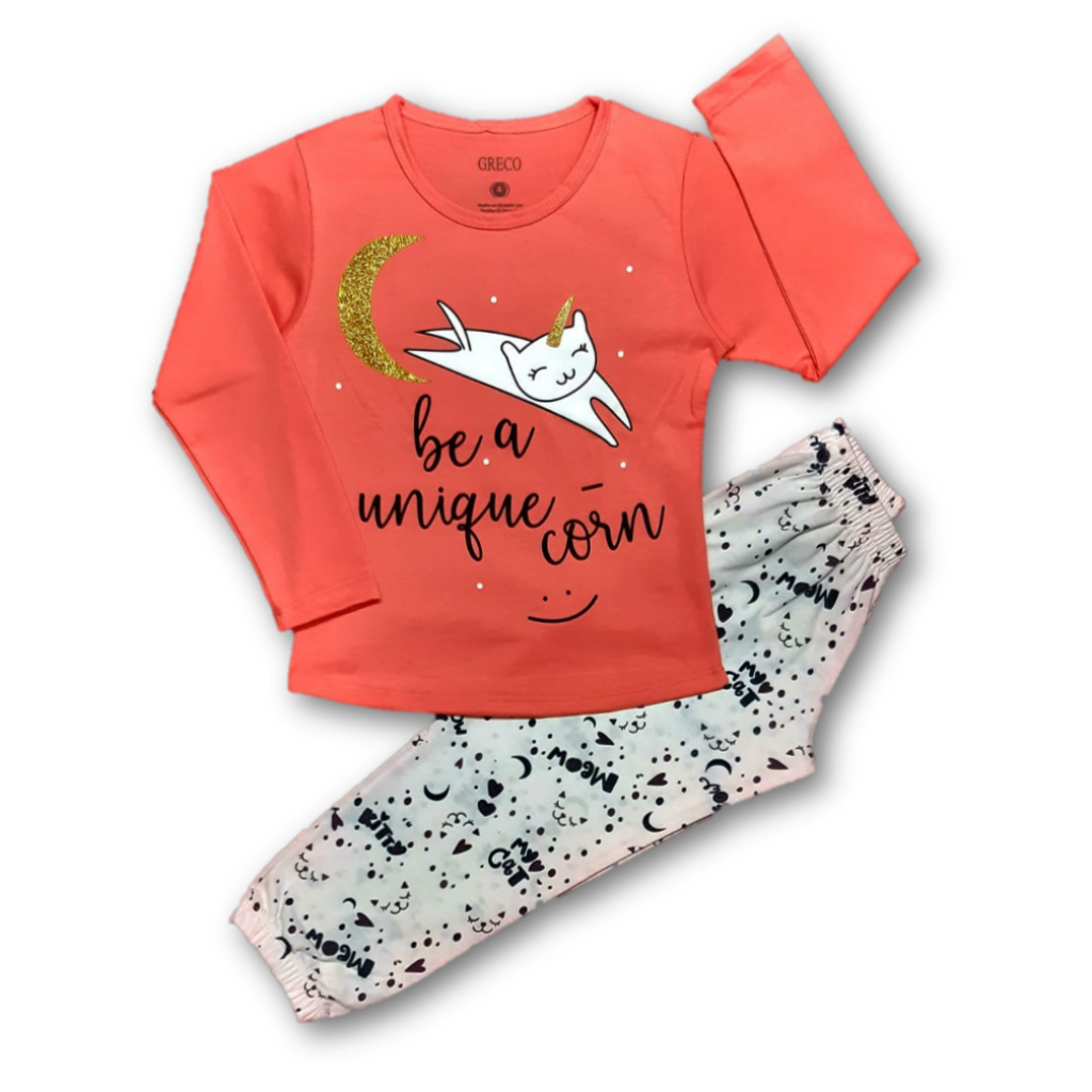 pijama de unicornio niña