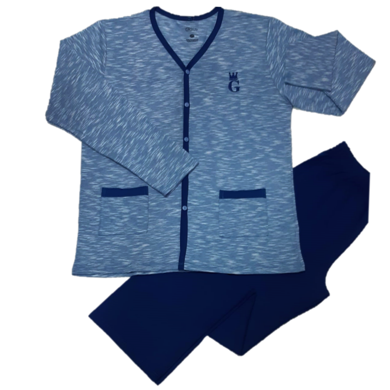 Pijama hombre abierta