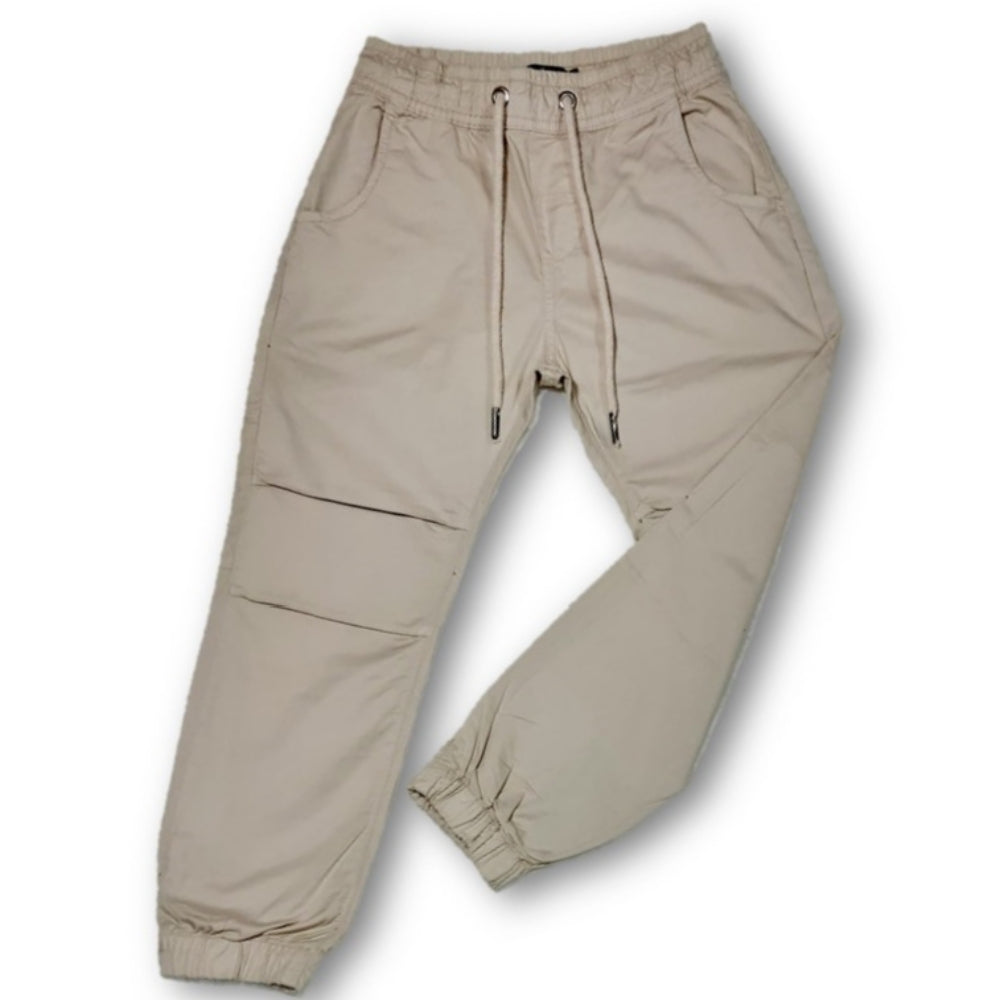 Pantalón jogger beige