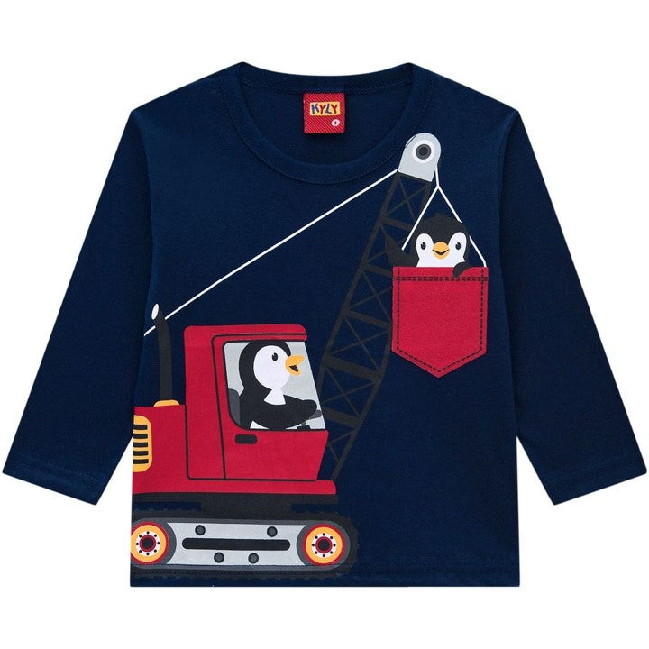 Buzo manga larga pingüino