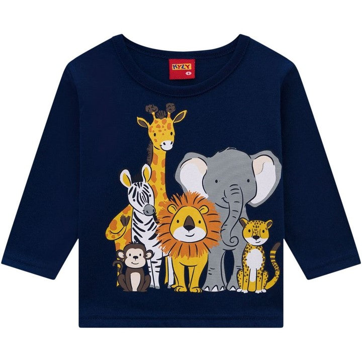 Buzo niño animalitos