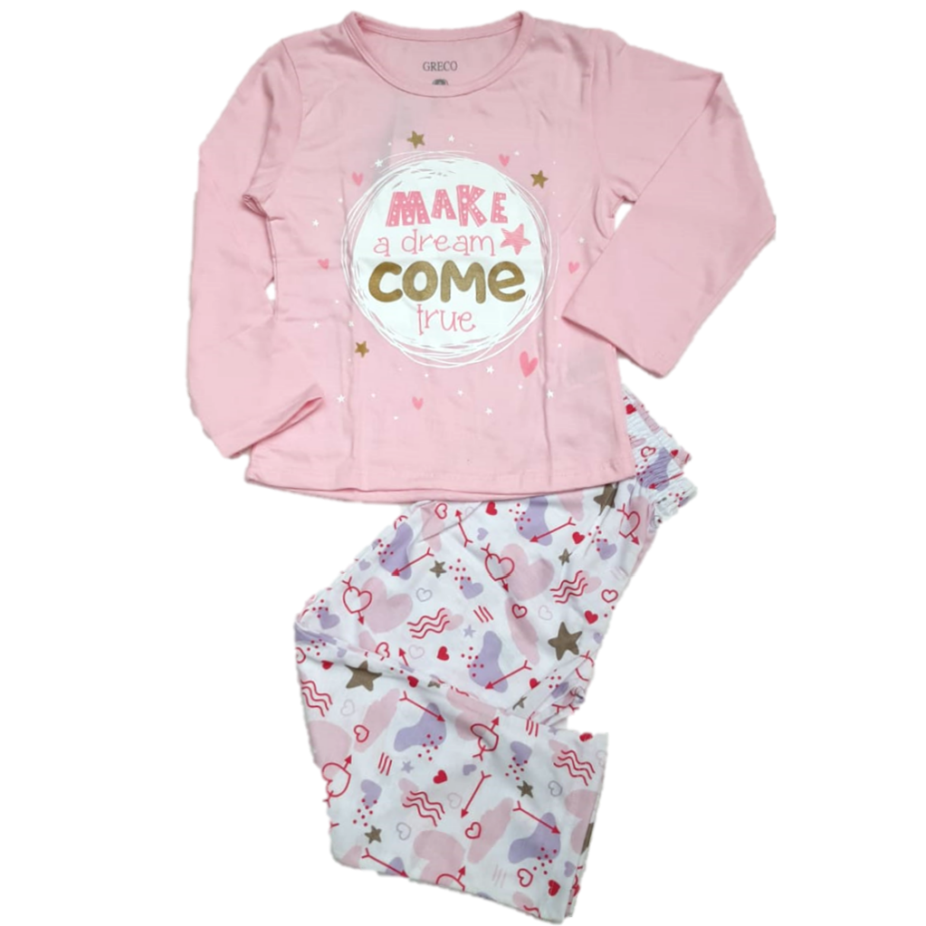 Pijama niña make a dream