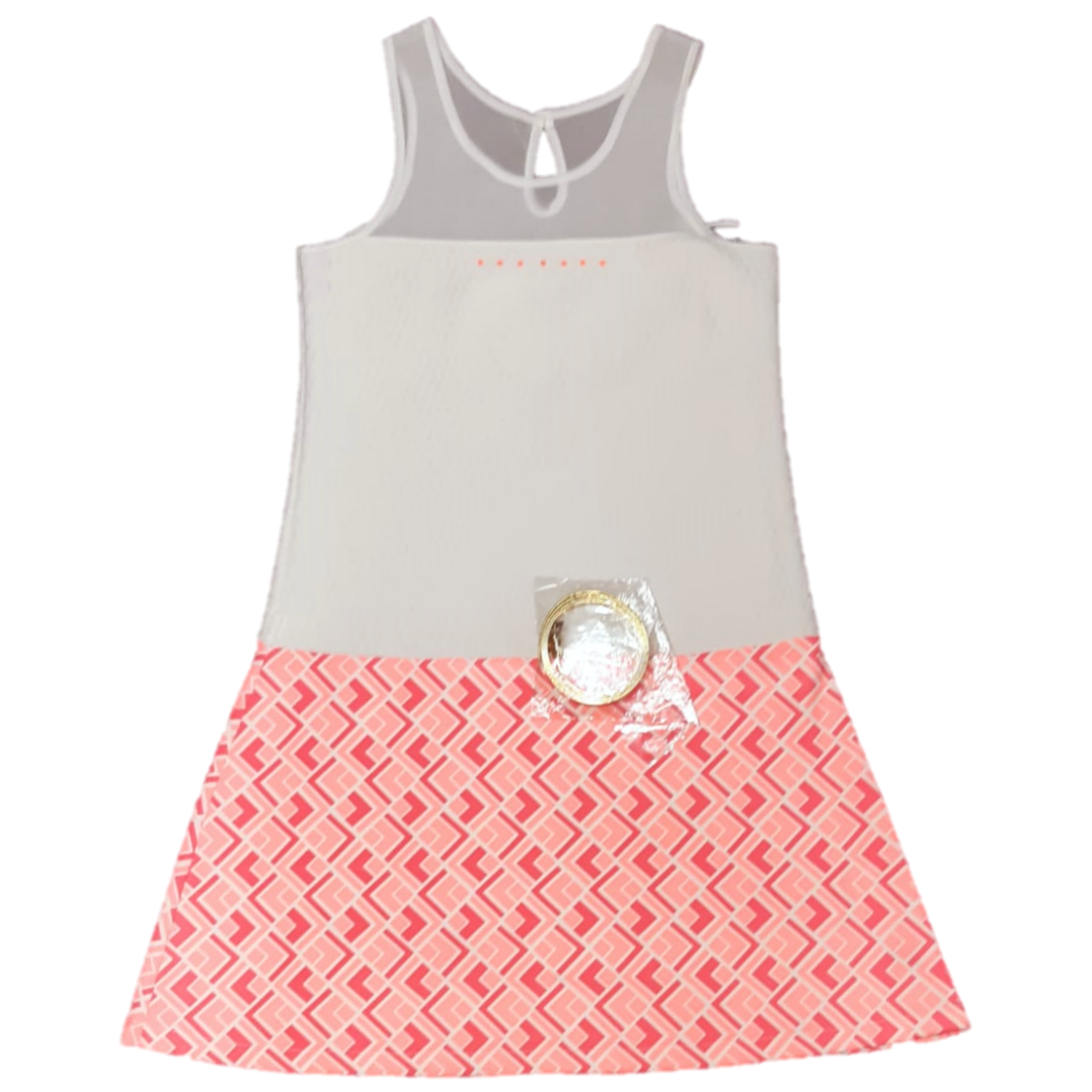 Vestido étnico rosado