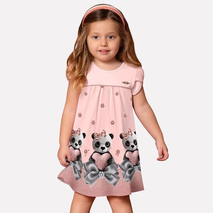 Vestido orders de panda infantil