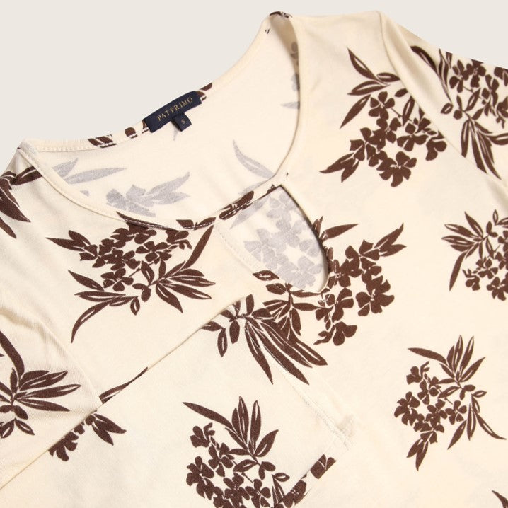 Camiseta Manga 3/4 Estampada Patprimo