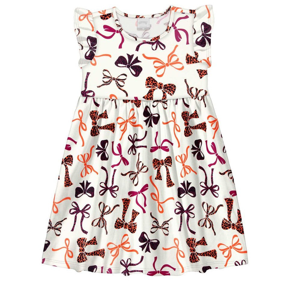 Vestido estampado lazos niña Alakazoo