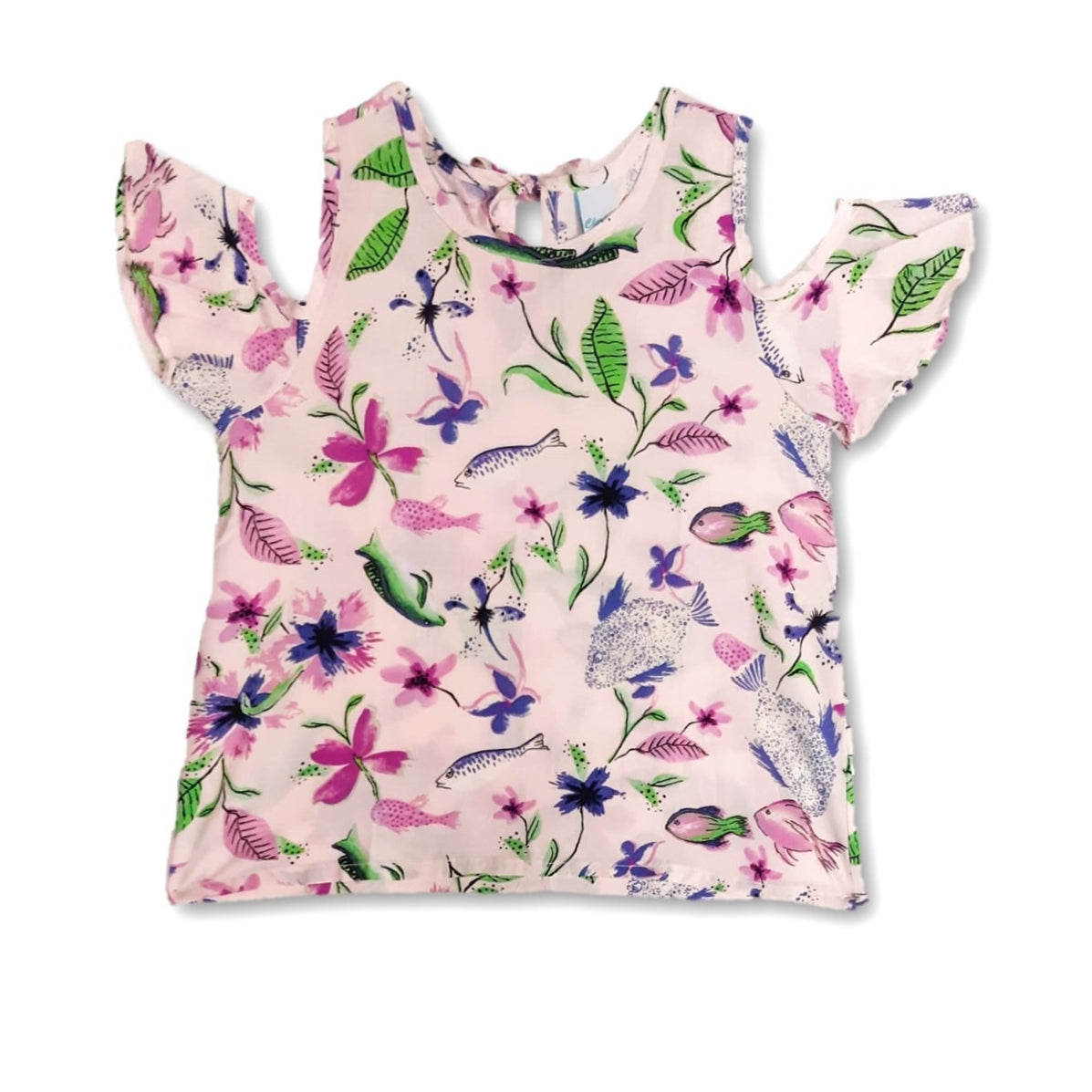 Camiseta niña flores