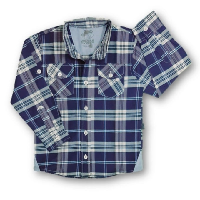 Camisa a cuadros niño