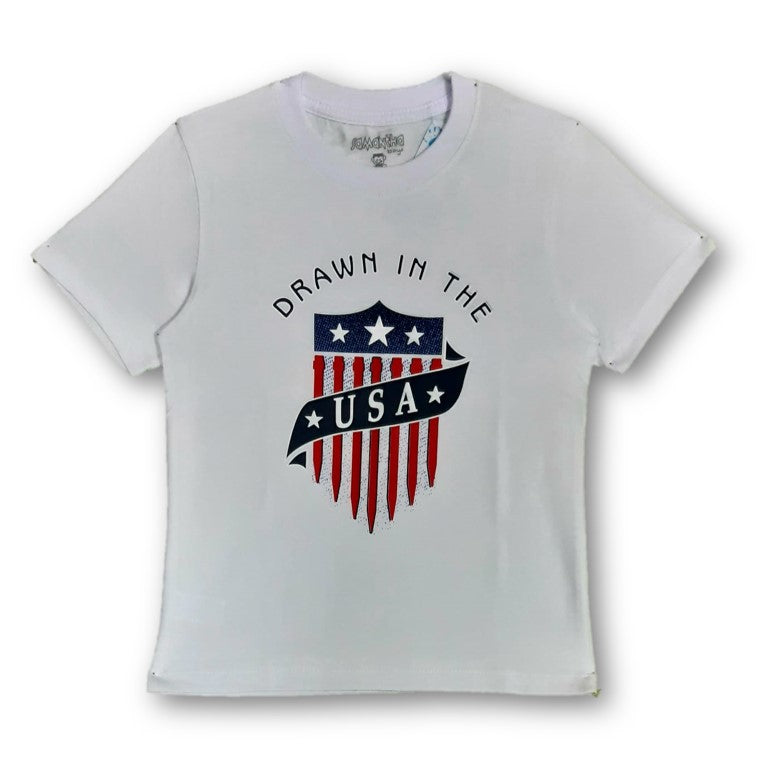 Camiseta niño estampado usa