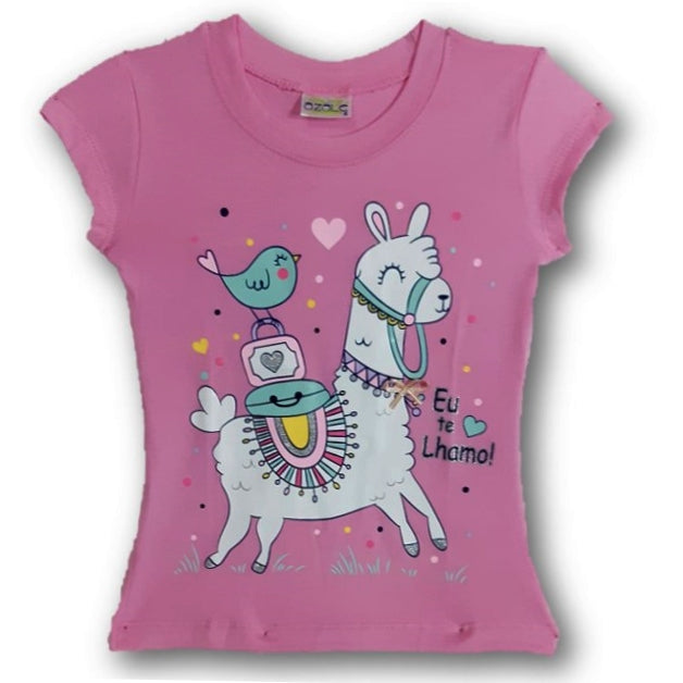 Camiseta niña llamita
