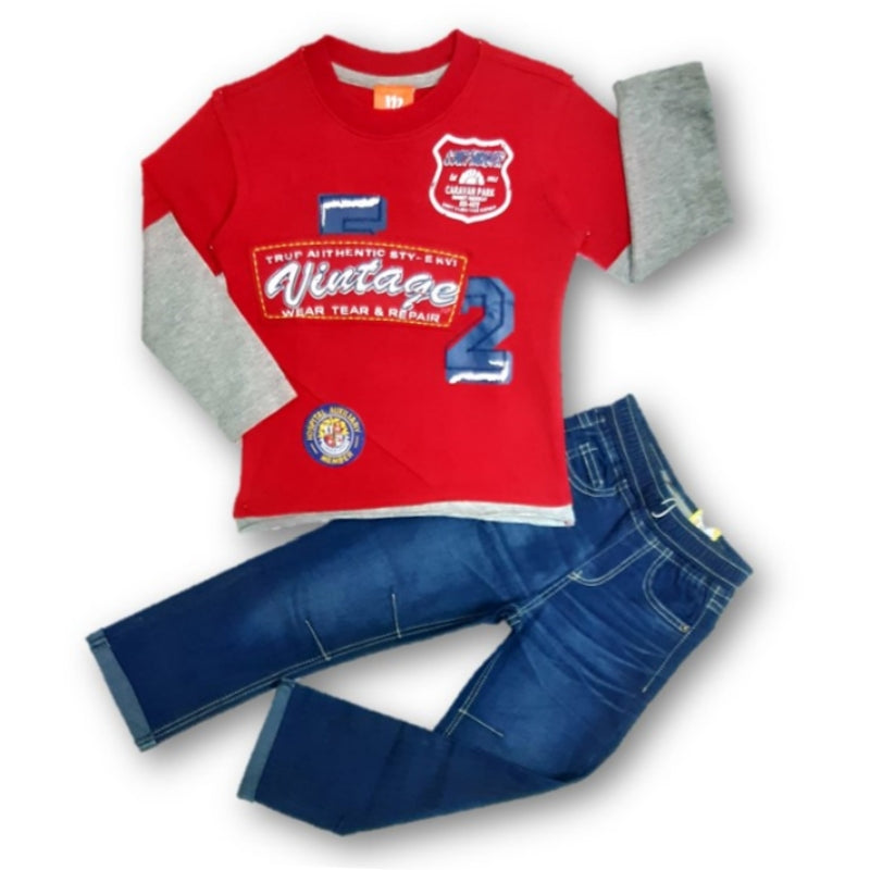 Conjunto para niño vintage