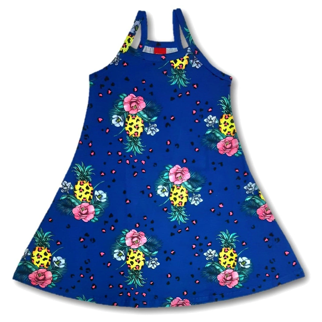 Vestido flores sin manga