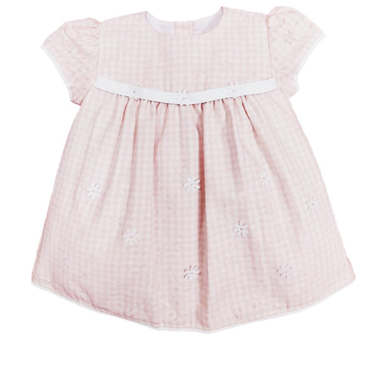 Vestido bebé cuadros