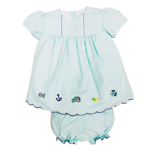 Vestido bebé marinero