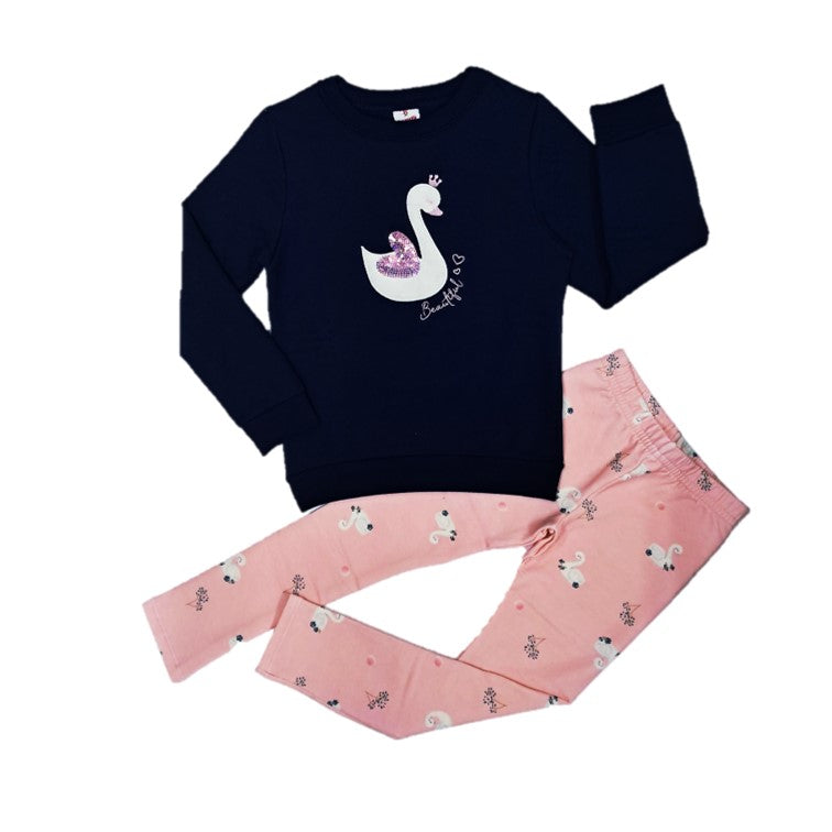 Conjunto cisne niña