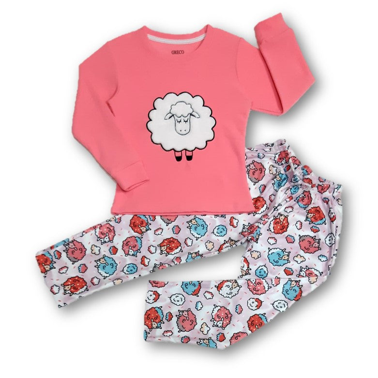 Pijama térmica ovejas niña