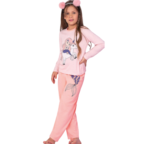 Pijama manga larga niña