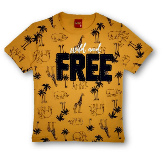 Camiseta niño wild and free