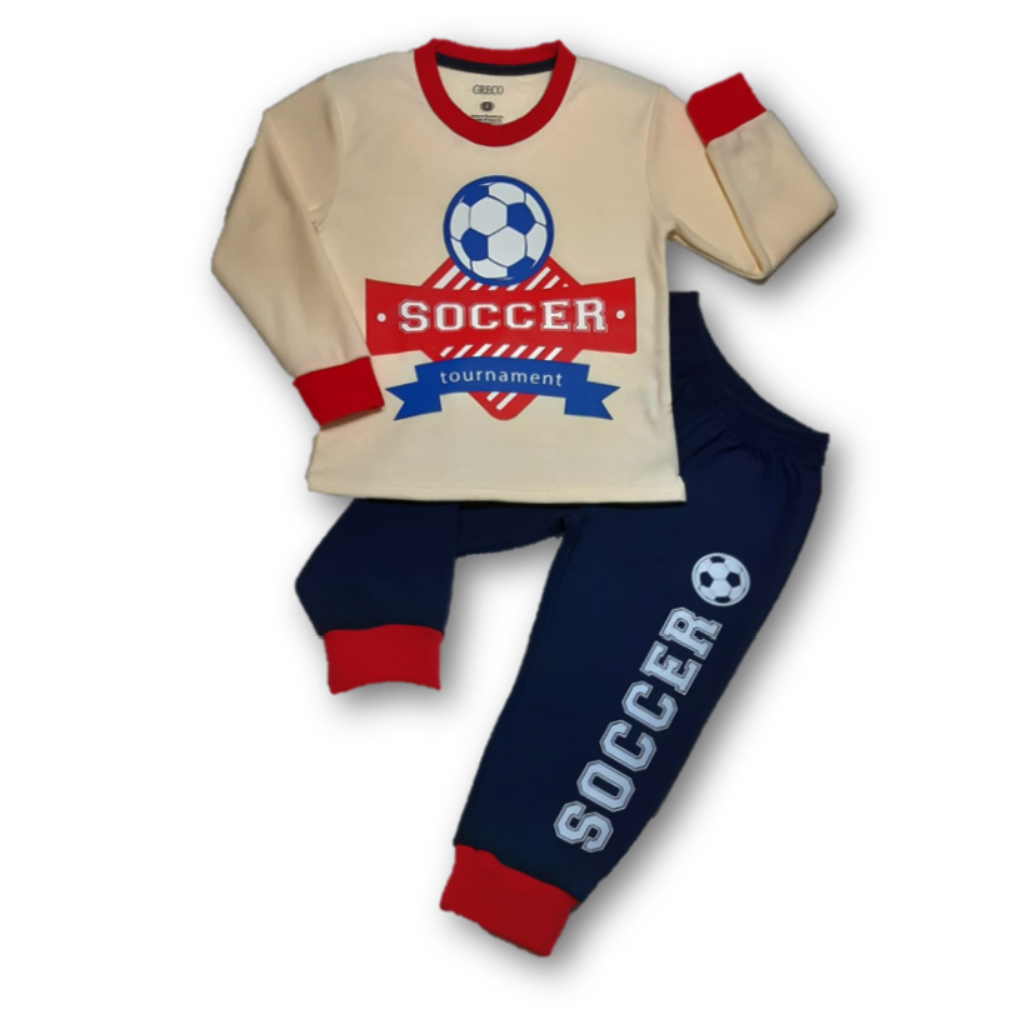 pijama para niño soccer